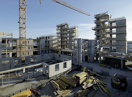 Erstes siebengeschossiges Wohnhaus in Holz