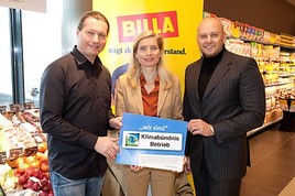 Auszeichnung für Klimaschutz-Kompetenz: BILLA wird mit 25
ausgewählten Filialen Klimabündnis-Betrieb - BILD  =
