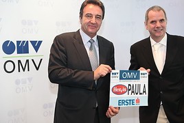 OMV und Vienna City Marathon präsentieren Marathon-Weltrekordlerin
Paula Radcliffe in Wien - BILD  =
