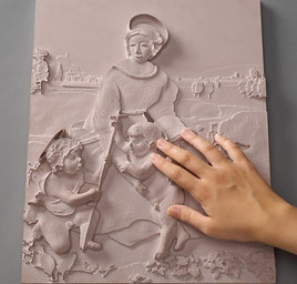 BILD zu TP/OTS - Raffael, Madonna im Grünen, um 1505, Relief.