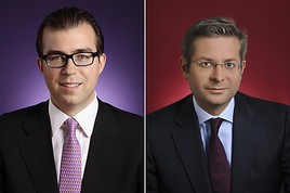 BILD zu OTS - Clemens Philipp Schindler und Markus Bruckmüller, Partner Wolf Theiss