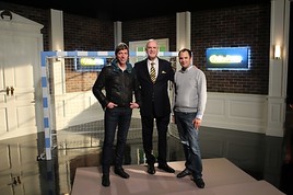 BILD zu OTS - Thomas Schmidbauer, gf. Ges. Fessler Schmidbauer, John Cleese, Wilhelm Huber, Head of International Marketing, William Hill (v.l.) bei  ...