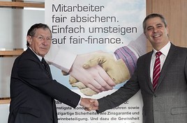 fair-finance Vorsorgekasse - Jahresperformance 2011 mit 9,67%
entgegen dem Trend - BILD