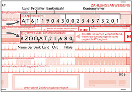 Zahlungsanweisung
