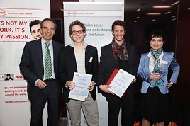 Team der Wirtschaftsuniversität Wien gewinnt Studentenwettbewerb und
fährt zum internationalen Finale nach Warschau - BILD