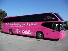 ÖBB-Flughafenbus mit kostenlosem WLAN ausgestattet