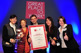 Internationaler Personal-Dienstleister Start People rangiert auf
Platz 2 der Besten Arbeitgeber Österreichs 2012 - BILD