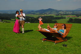 BILD zu TP/OTS - Relax Wiegeliege Salzburger Seenland.
