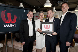 BILD zu OTS - Gruppenbild Pressekonferenz W24