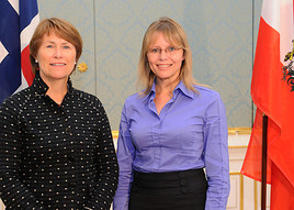 Justiz- und Polizeiministerin Norwegens Grete Faremo zu Gast bei Justizministerin Karl