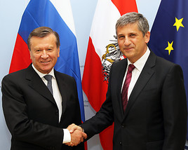 AM SPINDELEGGER TRIFFT RUSSISCHEN VIZEPREMIER SUBKOW