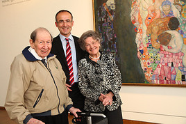Leopold Museum im MQ Wien-Ehrenbürger Prof. Carl E. Schorske besucht Leopold Museum