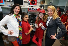 DiTech öffnet wieder die Türen für den Wiener Töchtertag 2012 - BILD