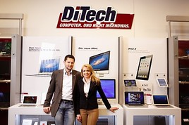 BILD zu OTS - Im Bild v.l.n.r.: DiTech Firmengründer: Damian Izdebski und Aleksandra Izdebska