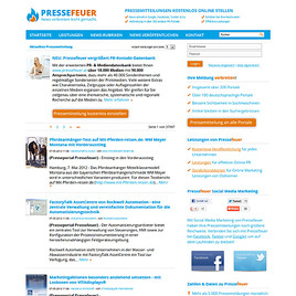Gänserndorfer launcht österreichisches Online-Presseportal 'Pressefeuer'