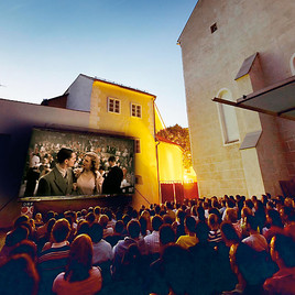 BILD zu TP/OTS - Open Air-Kino beim FilmfestiWels am Minoritenplatz