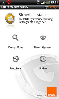 BILD zu OTS - G Data powered by Orange: mobiler Virenschutz für Smartphones
