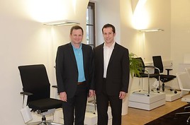 BILD zu OTS - Herr Karl Leitner, Geschäftsführer FLW Wels und Herr Kurt Lösch, Geschäftsstellenleiter bcomplete by FLW Steiermark