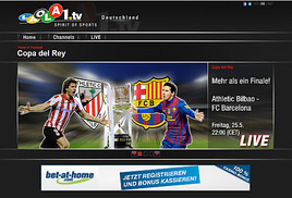 Copa del Rey-Endspiel FC Barcelona - Athletic Bilbao als LIVE-Stream auf www.laola1.tv Copa del Rey-Endspiel FC Barcelona - Athletic Bilbao als LIVE-Stream auf www.laola1.tv