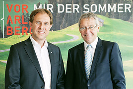 Nach dem Rekordsommer 2011 hat auch die vergangene Wintersaison Vorarlberg ein historisches Ergebnis beschert. Dir. Mag. Christian Schützinger … Nach dem Rekordsommer 2011 hat auch die vergangene Wintersaison Vorarlberg ein historisches Ergebnis beschert. Dir. Mag. Christian Schützinger …