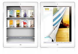 Das gesamte Katalogsortiment von Wo&Wo in einer iPad-App blätterbar.