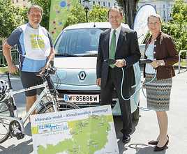 Renault Kangoo Maxi Z.E. begleitet 12. Klimastaffel - BILD