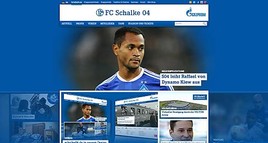 LAOLA1.tv produziert die offizielle Website des FC Schalke 04 Konzeption, Design und Programmierung der neuen Homepage - Screenshot