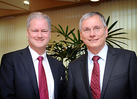 Arbeitstreffen von Minister Stöger mit ECDC-Direktor Marc Sprenger
 - BILD