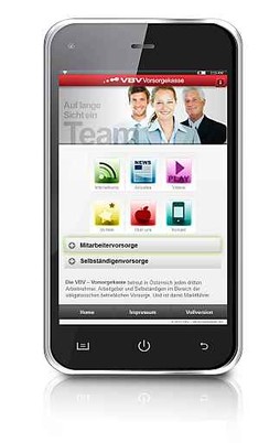 VBV - Vorsorgekasse optimiert ihre Unternehmenswebseite für mobile Endgeräte  - BILD