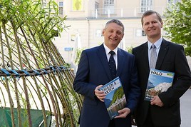 Im Bild v.l.n.r.: Georg Schöppl und Georg Erlacher