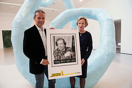 Präsentation der Sondermarke 'Franz West' im mumok - BILD