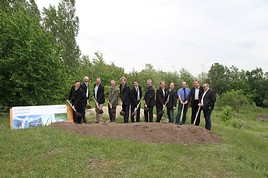 Spatenstich für den Windpark Deutsch Haslau Spatenstich für den Windpark Deutsch Haslau