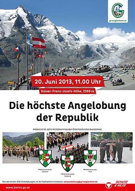 Länder - verbinden - Hochgebirge - erleben: Sommersaison 2013