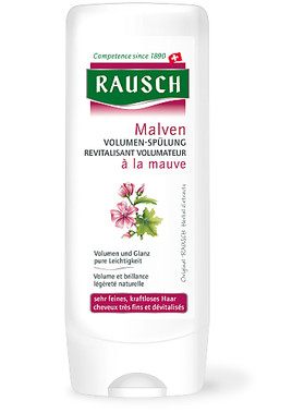 RAUSCH Malven VOLUMEN-SPUELUNG - die Spezialpflege für feines, kraftloses Haar