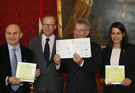Verein Wirtschaft für Integration bei Bundespräsident Fischer: Verein Wirtschaft für Integration bei Bundespräsident Fischer: