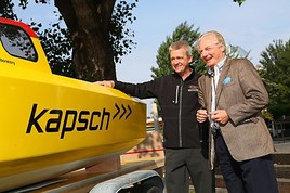 Kapsch und Fipofix präsentieren neue Technologie zur Verlegung von Hochleistungsfasern Kapsch und Fipofix präsentieren neue Technologie zur Verlegung von Hochleistungsfasern