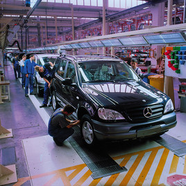 Produktionsstart Der Mercedes Benz M Klasse In Graz 26 05 1999