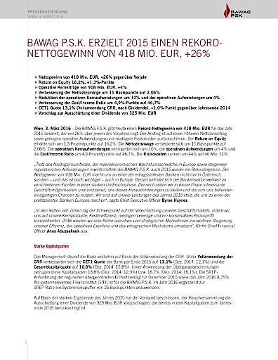 Pdf Eans News Bawag P S K Bank Fur Arbeit Und Wirtschaft Und Osterreichische Postsparkasse Aktiengesellschaft Konzernbericht 2015 Mit Dokument Bawag P S K Bank Fur Arbeit Und Wirtschaft Und Osterreichische Postsparkasse Aktiengesellschaft