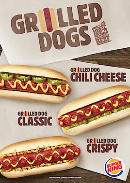 Burger King Setzt Ab Sofort Auf Grilled Dogs Burger King R