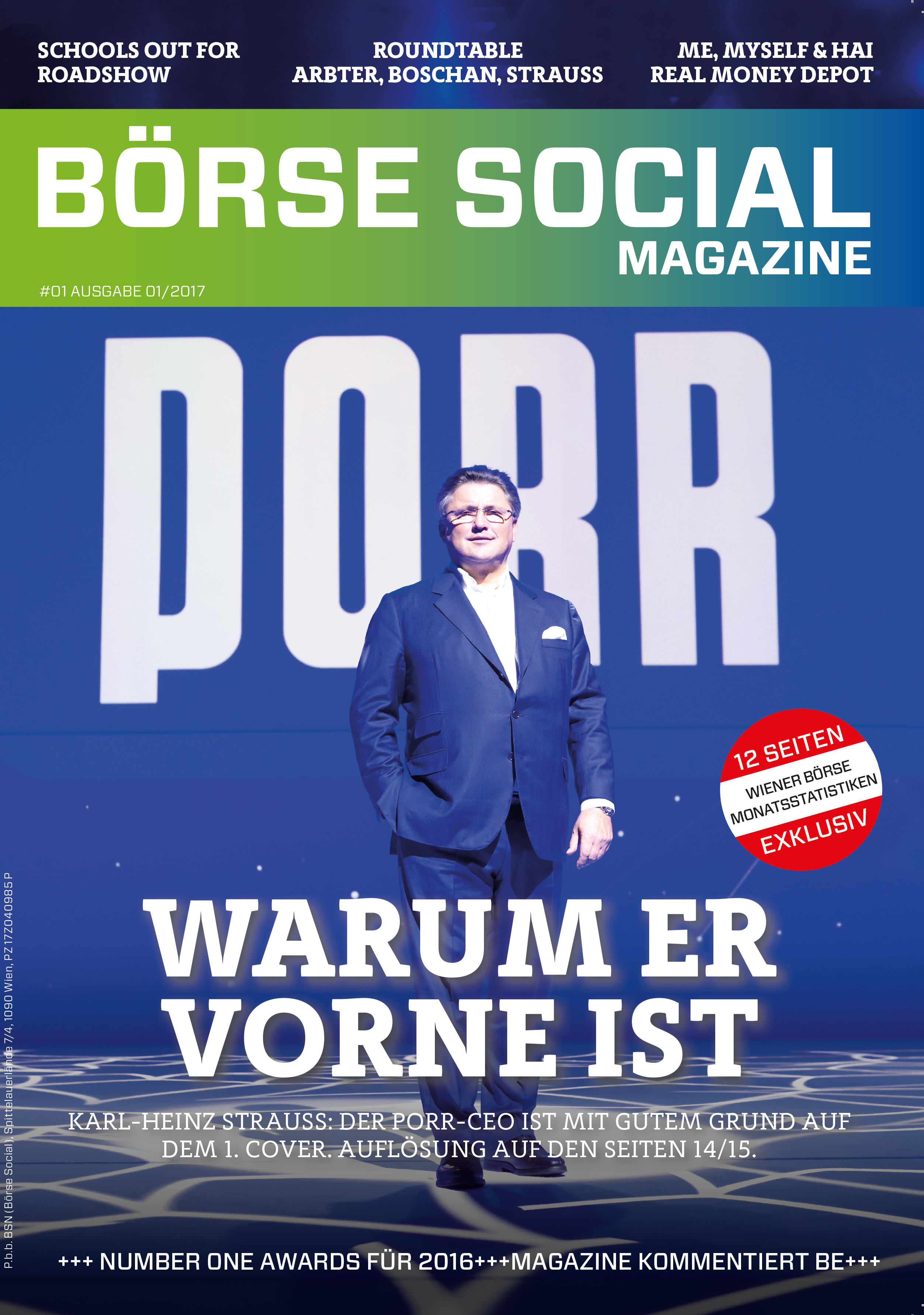 Borse Social Magazine Neues Printprodukt Zur Borse Wien Monatlich 100 Seiten Fc Chladek Drastil Gmbh 13 02 17