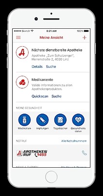 Apo App Neue Funktionen Fur Grosste Gesundheitsapp Osterreichische Apothekerkammer 06 07 2017
