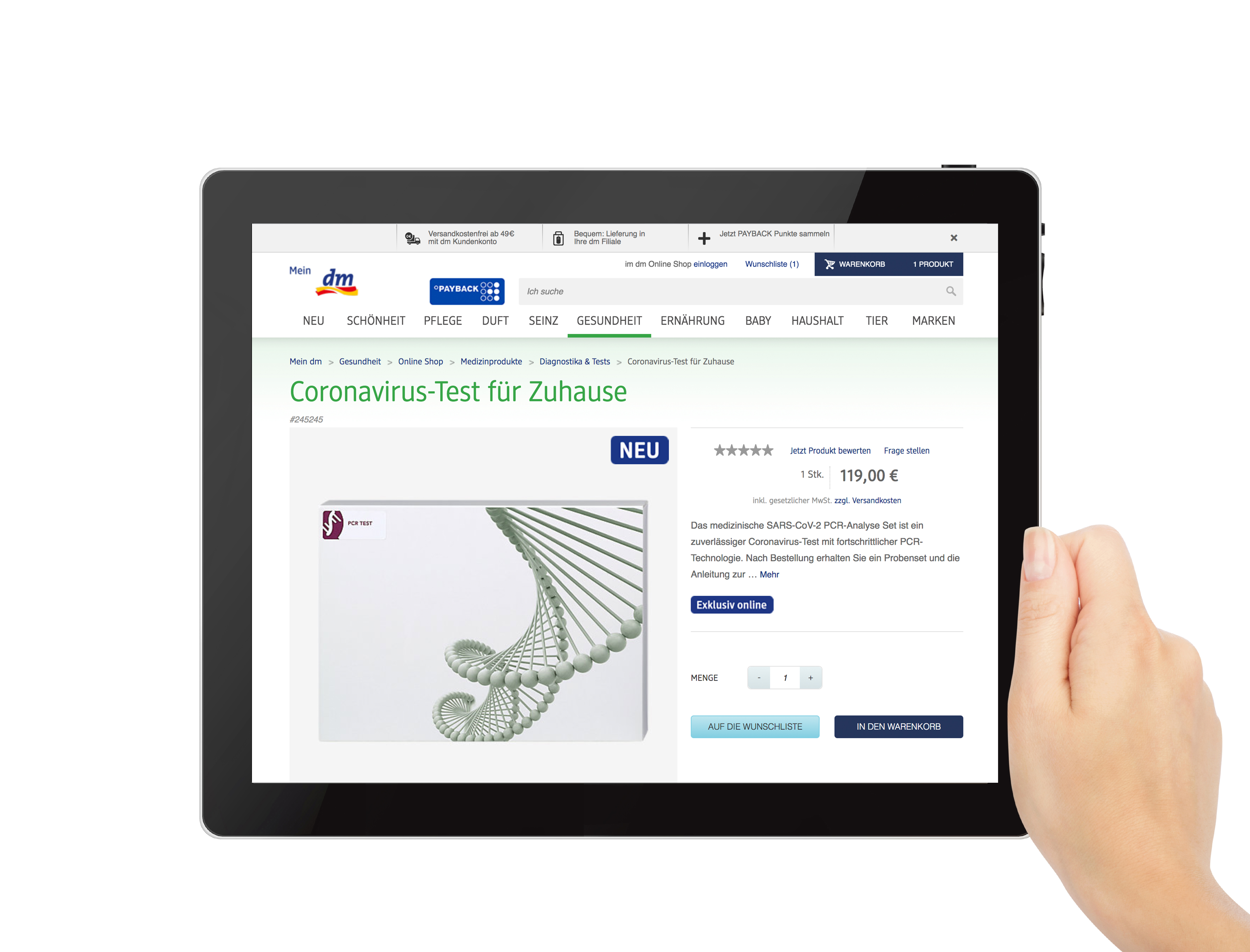 Dm Listet Coronavirus Tests Dm Drogerie Markt Gmbh 13 07
