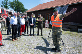 Übung „Schutzhelm 24“ – Bundesheer trainiert Drohnenabsturz und Brand mit gefährlichen Stoffen