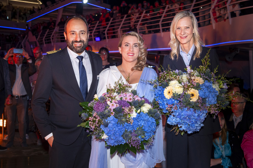 The most beautiful moment of the year on the high seas: The Mein Schiff 7 was christened in the Kiel Fjord (PHOTO)